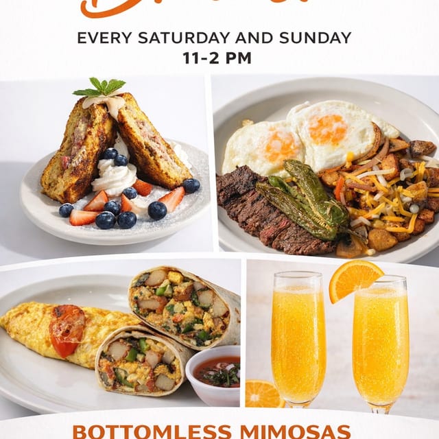 Brunch every Saturday and Sunday!