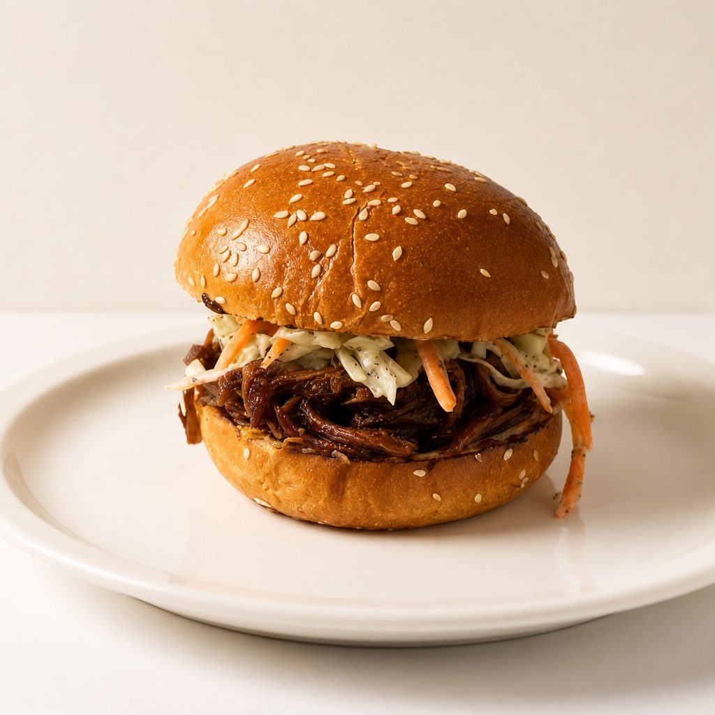 Pulled Pork Sandwich.