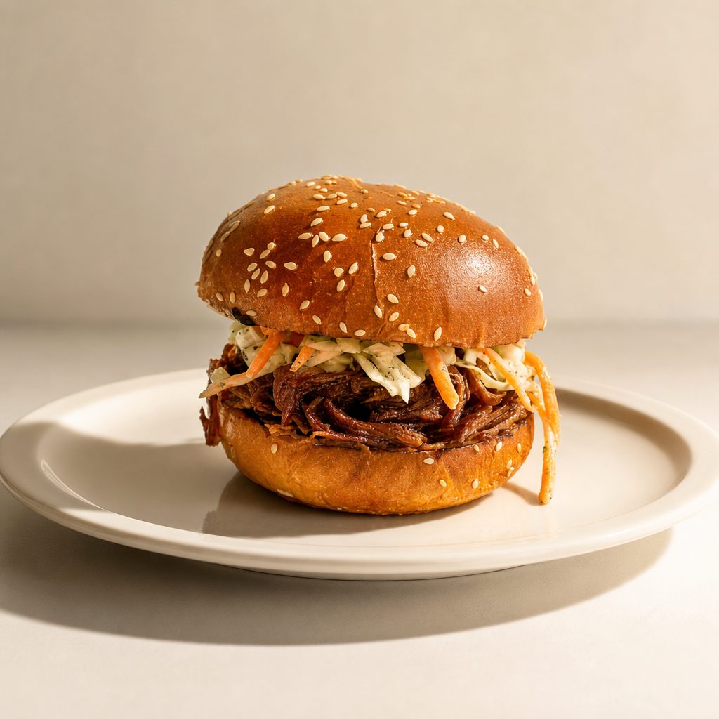 Pulled Chicken Sandwich.