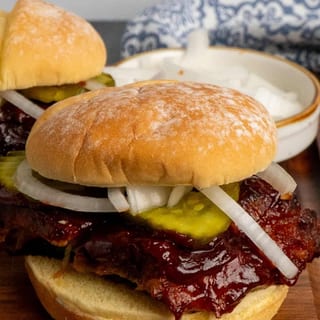 Boneless BBQ Ribs Sandwich