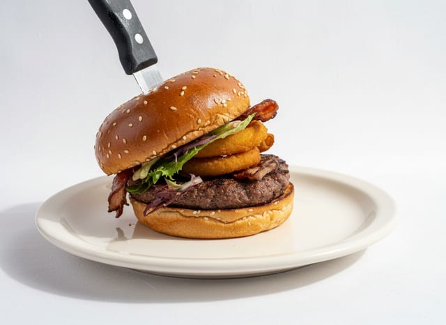 Blue Collar Truffle Burger