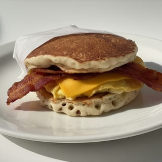Sweet Maple Egg Griddle Sandwich